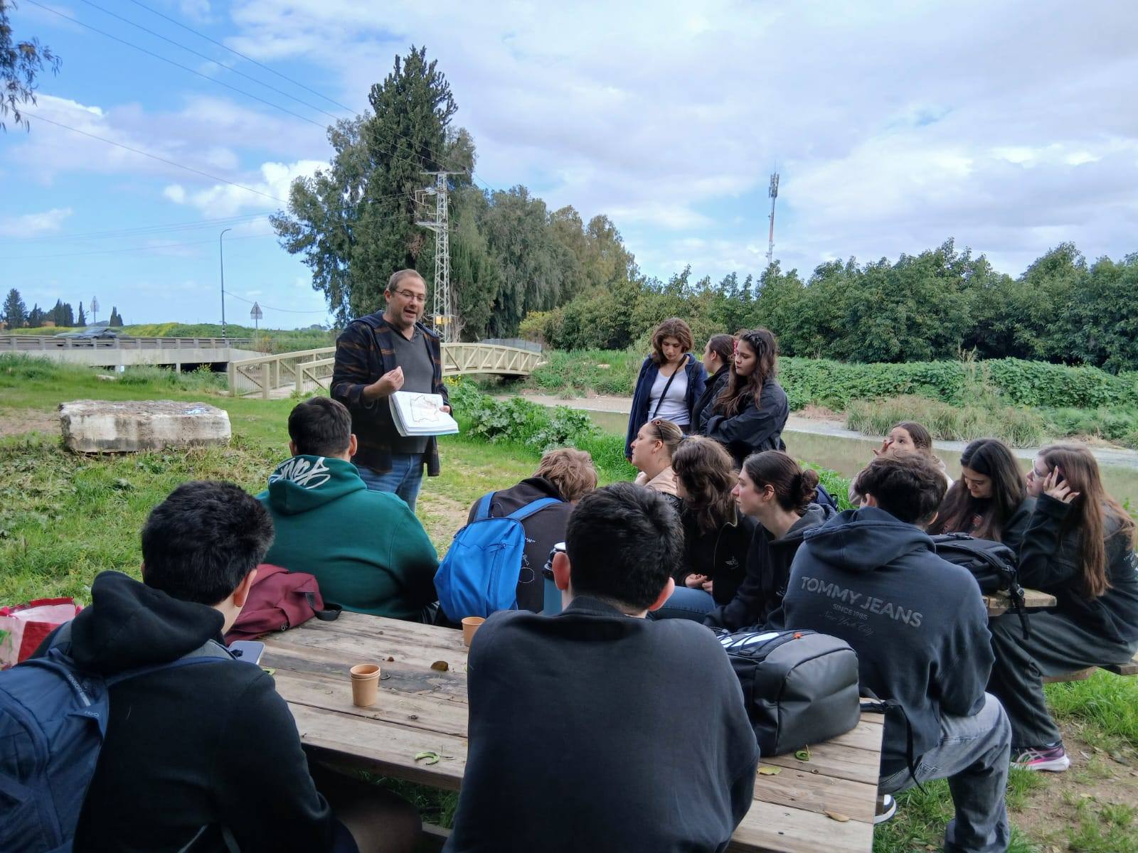 Hilel guiding a group